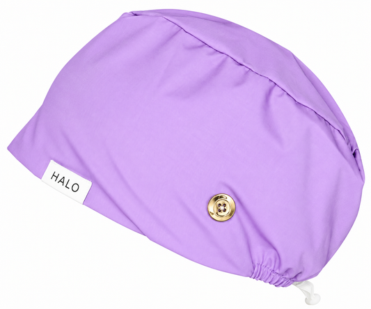 Wisteria Satin Lined Scrub Cap