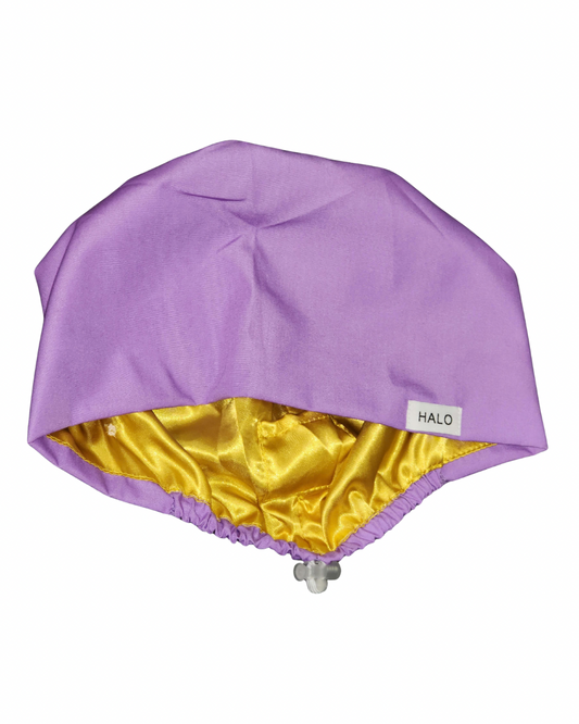 Wisteria Satin Lined Scrub Cap