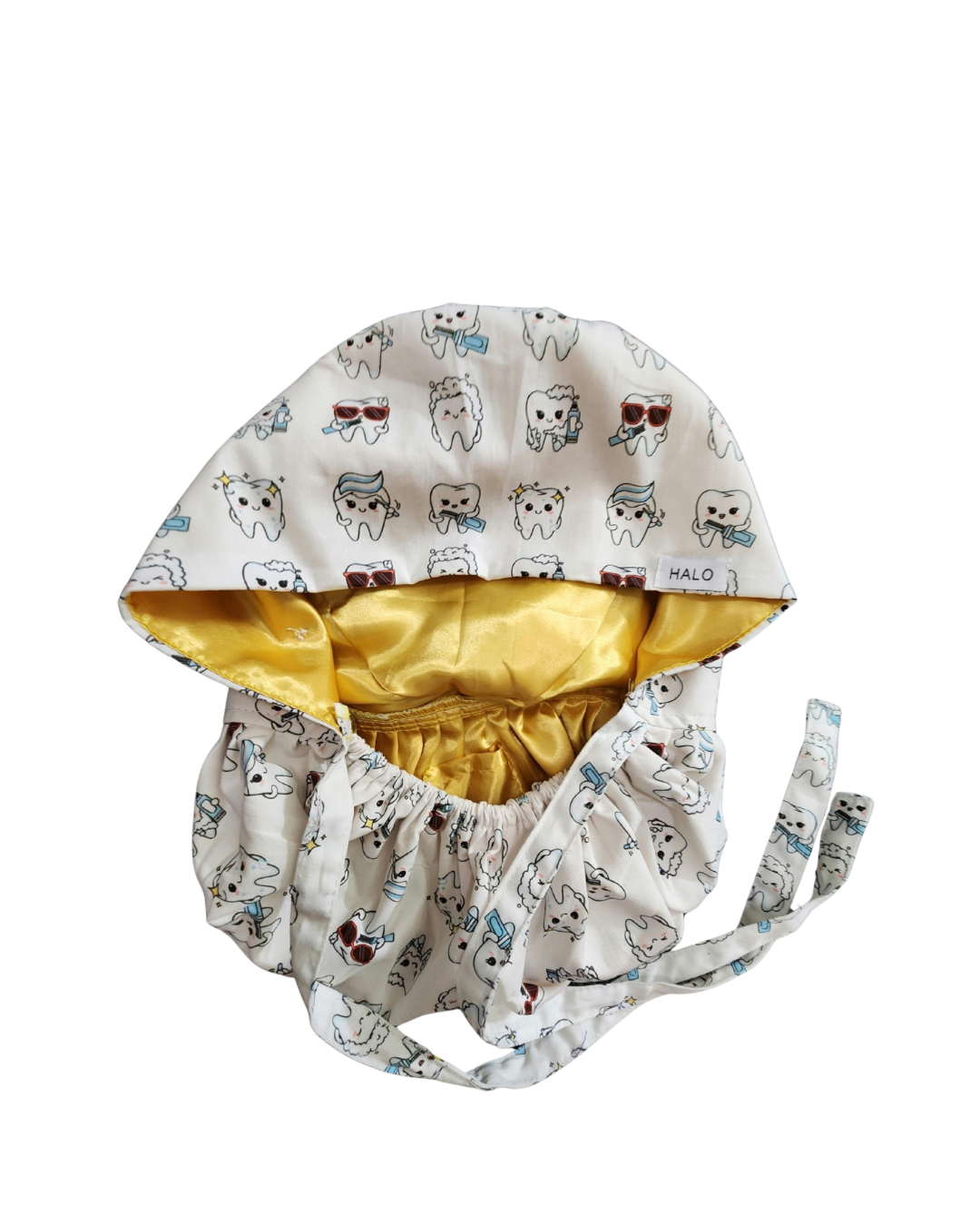 Gleam Satin Lined Scrub Cap for Long Hair